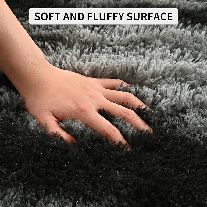 Tepook Fluffy Large Rugs for Living Room, 8x10 Area Rugs for Bedroom, Modern - Image 6