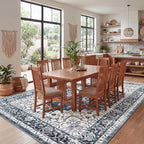 AMADA HOMEFURNISHING 9x12 Washable Area Rug, Low-Profile Large Area Rug - Image 8