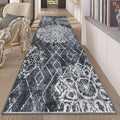 HEBE Hallway Runner Rug 2'8''x8' Washable Vintage Distressed Area Rugs Non Slip by HEBE
