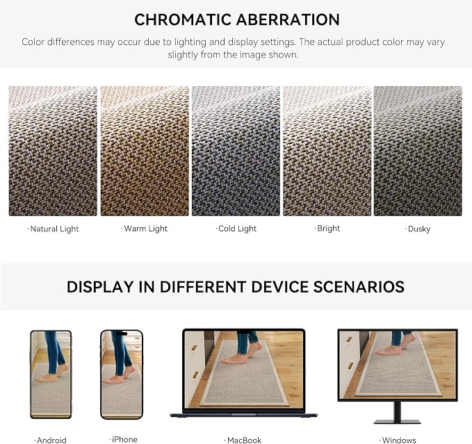 Kitchen Rugs Non-Slip and Washable, Kitchen Mats - Image 8