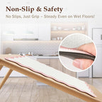 Arenarug Scalloped Pink Kitchen Mats Rugs Sets of 2 Cushioned Anti Fatigue - Image 5