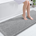 OLANLY Bathroom Runner Rugs 59x24, Soft Absorbent Chenille Bath Rugs, Rubber by OLANLY