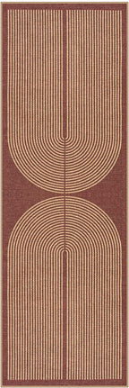 Lahome Enfys Modern Rainbow Easy Jute 2x6 Runner Rug, Farmhouse Stain Resistant - Image 7