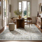 Machine Washable Rugs for Living Room: 5x7 Area Rugs for Bedroom Vintage Stain - Image 7
