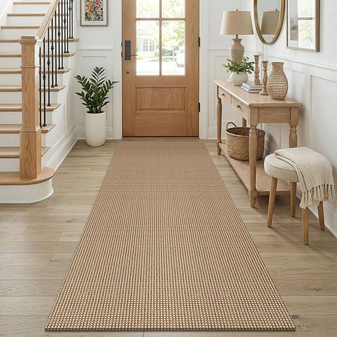 KOZYFLY Runners for Hallways 3x8 ft Washable Kitchen Runner Non Slip Rubber by KOZYFLY