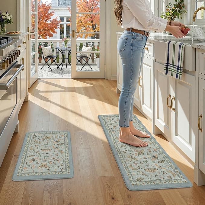 LEEVAN Anti Fatigue Mats for Kitchen Floor Non-Slip, Cushioned Kitchen Mats for - Image 9