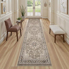 Vintage Hallway Runner Rug 2x8: Large Soft Washable Entryway - Image 4
