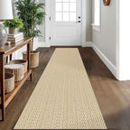 IOHOUZE Washable Runner Rug 2x10 Non Slip Rubber Backed Long Hallway Runner by iOhouze