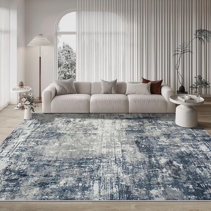 10x14 Area Rugs Large Living Room Rug Washable: Modern Abstract Rug Indoor - Image 9