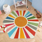 STARUIA Rainbow Machine Washable Rug by STARUIA