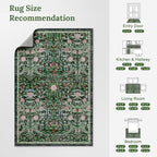 AMTOVO 2.7x8 Runner Rug for Hallway, Washable Non-Slip Long Kitchen Carpet - Image 9