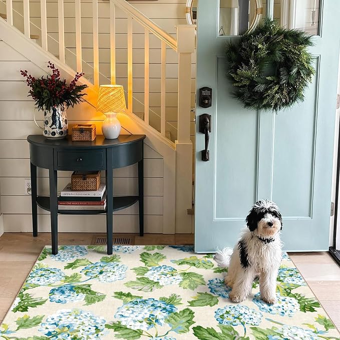 3x5 Floral Entry Rug - Image 9