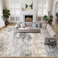12x18 Area Rugs Living Room: Washable Large Abstract Modern Soft Rugs Stain by LOONGRUG