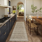 Machine Washable Kitchen Runner Rugs: 2'6"x8' Hallway Rug Stain Resistant Non - Image 2
