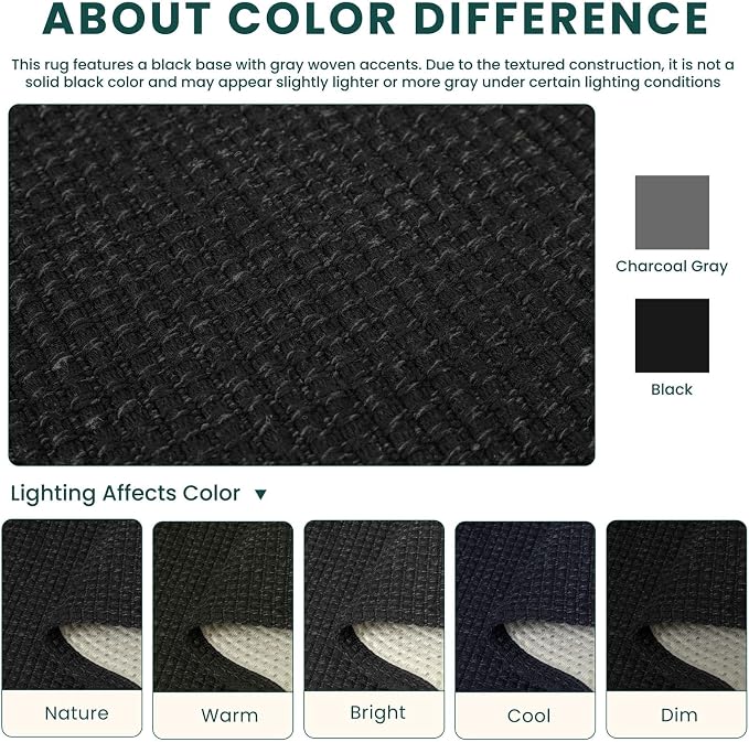 KOZYFLY Indoor Door Mat 2x3 ft Small Area Rugs Washable Front Door Mat Non Slip - Image 3
