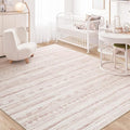 9x12 Pink Area Rugs for Living Room Machine Washable Rug Distressed Girls by Tchdio