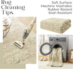 BILEEHOME Boho Kitchen Rug Washable, 2x3 Non Slip Farmhouse Neutral Small Area - Image 4