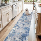 2x10 ft Washable Hallway Runner Rug – Non-Slip Stain-Resistant Low-Pile Long by BYYVOORugsforYourHome