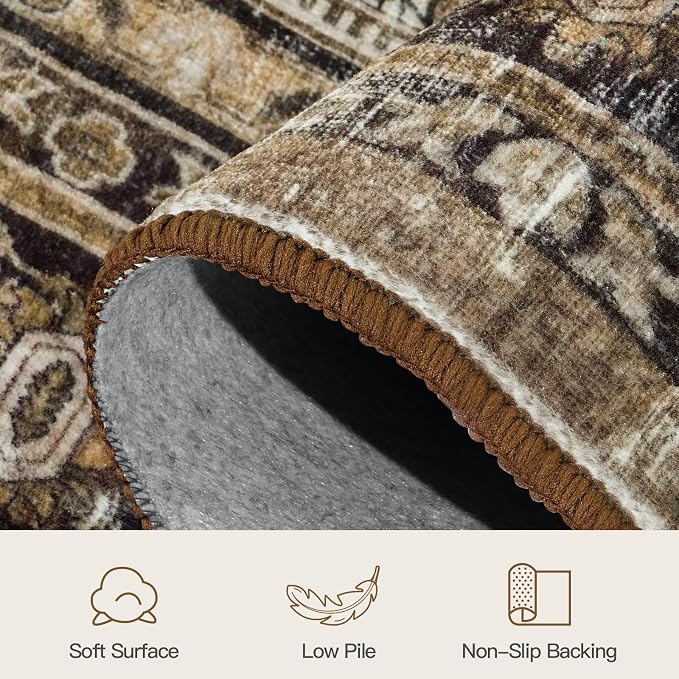 Lofus 6x9 Area Rug for Living Room, Soft Boho Carpets for Bedroom Dining Room - Image 7