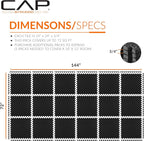 CAP Puzzle Exercise Mats | 3/4” Thick EVA Interlocking Foam Tiles - Image 4
