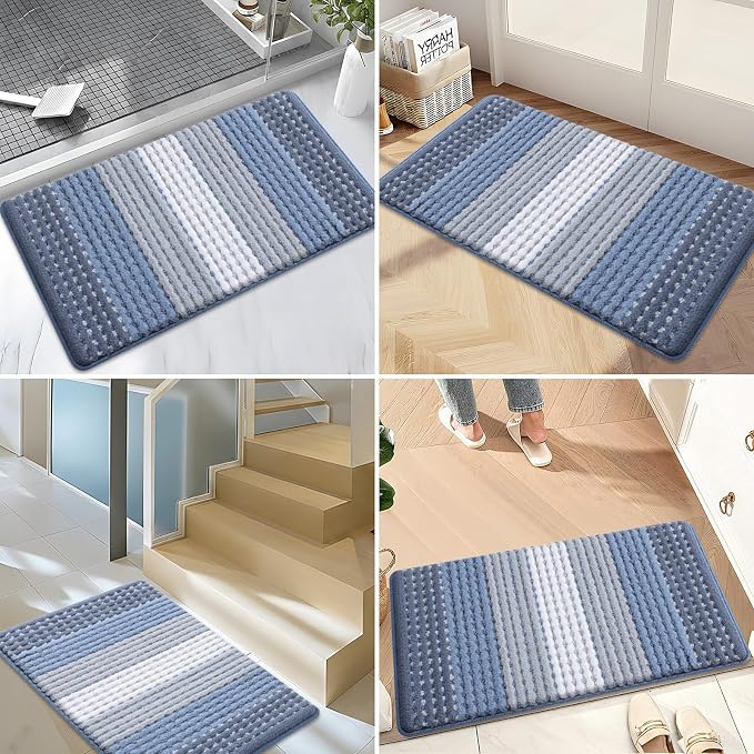 Kitinjoy Indoor Outdoor Door Mat, 71x47 Non-Slip Absorbent Dirt Trapper - Image 6