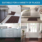 Bathroom Rugs Bath Rug Set 2 Piece Bathroom Contour Rug Toilet Mat Sets Non - Image 6