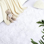 LOCHAS Bedroom Rug 2.6' x 5.3', Soft Oval Throw Rugs Carpet - Image 3