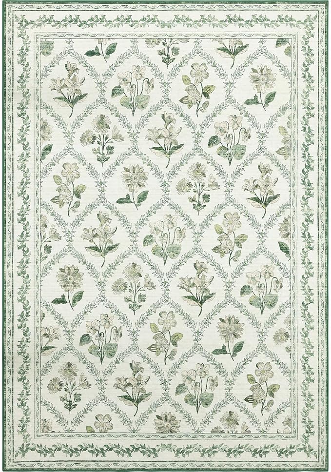 LIANLAM Checkered Rug 8x10 Area Rugs - Image 10