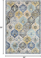 Lahome Moroccan Trellis Kitchen Rugs Non Slip Washable, 2x3 Rugs - Image 2