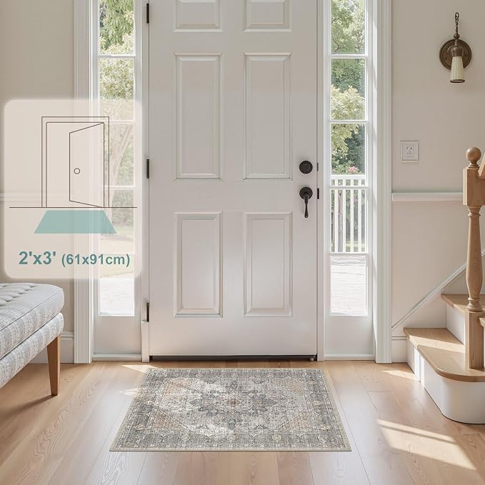 Tortania Area Rug 2x3 Doormat - Image 5