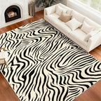 YIHOUSE 8×10 Ft Area Rugs for Living Room: Modern Washable Rug by YIHOUSE