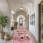 Rug for Hallways Kitchen Rug 2'6" x 14', Non Slip Washable Rugs by WelcometoBabovid