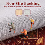 SERISSA Boho Rugs for Entryway, 2x3 Washable Non-Slip Rug Small Area Rug - Image 5