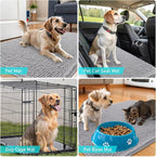 OLANLY Dog Door Mat for Muddy Paws 70x35, Absorbs Moisture and Dirt, Absorbent - Image 7