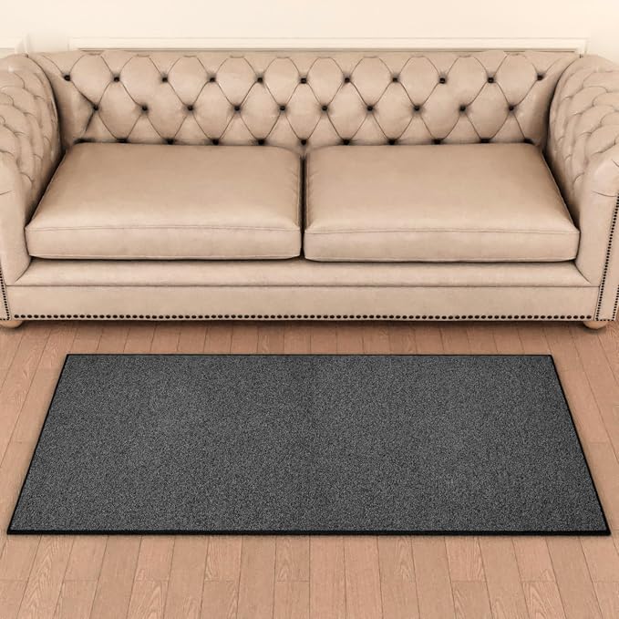 Area Rug with Non Slip Rubber Backing, Washable Soft Floor Carpet - Image 6
