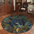 GarveeHome Round Area Rugs 5ft for Bedroom by GarveeHome