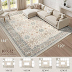 Vintage Living Room Area Rug 10x12 - Image 9