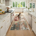 RELEANY Washable Area Rugs 3x7 Non-Slip Modern Abstract Soft by RELEANY