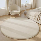 Sour Lemon 4ft Round Rugs for Bedroom, Circle Area Rugs for Living Room - Image 4