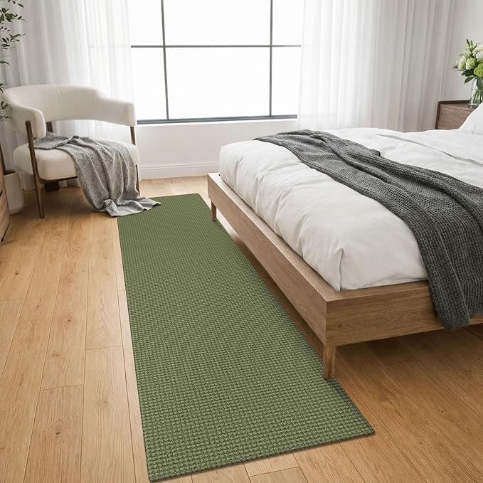 KOZYFLY Cotton Runners for Hallway 2x8, Washable Runner Rug, Woven Non Slip - Image 8
