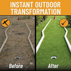 Ottomanson Artificial Turf for Backyard, Training & Outdoor Use 78" x 14' - Image 9
