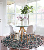 Lahome Moroccan Trellis Washable Round Area Rug, Soft Round Rugs 6ft Ultra-Thin - Image 6