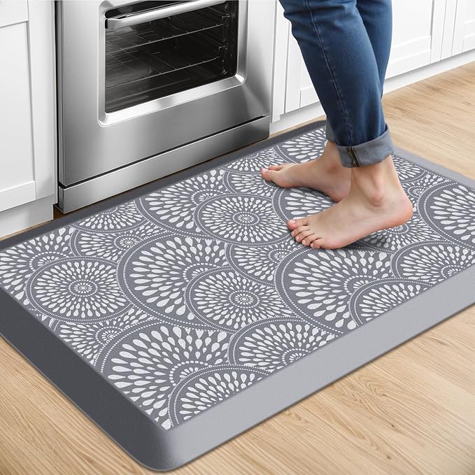 Mattitude 4/5 Inch Kitchen Mat, 17.3x28in Heavy Duty Ergonomic Comfort Foam by Mattitude