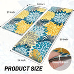 Arenarug Kitchen Mats for Floor 2PCS Cushioned Anti Fatigue Kitchen Mats - Image 2