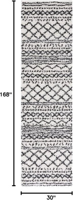 SAFAVIEH Arizona Shag Collection Runner Rug - Image 3