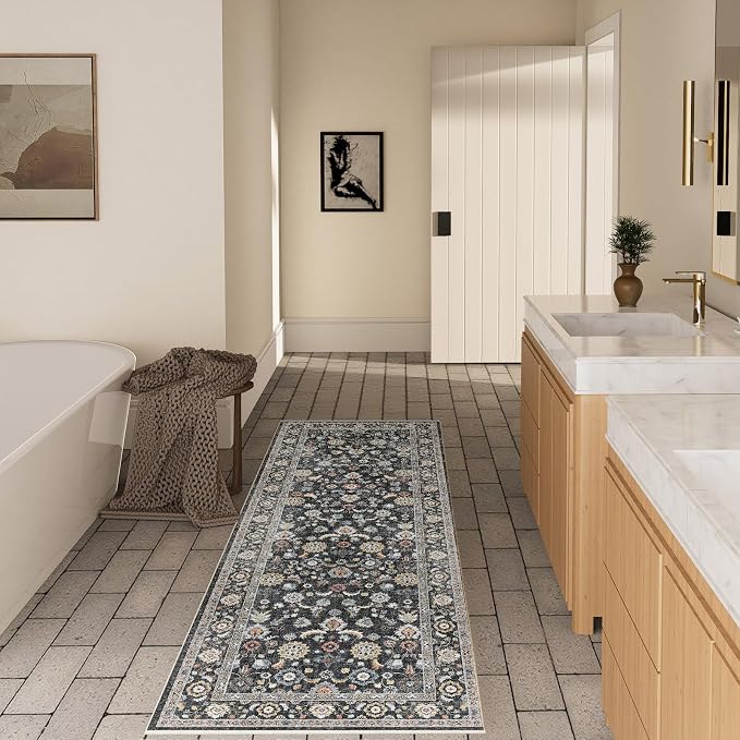 Washable Runners for Hallways Kitchen Rug: 2'x10' Runner Rugs Stain Resistant - Image 5