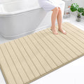 OLANLY Memory Foam Bath Mat 70x46, Super Soft Absorbent Bathroom Rugs, Quick Dry by OLANLY