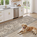 Vintage Hallway Runner Rug 3x10: Large Soft Washable Entryway - Image 9