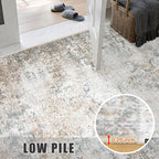 4x6 Area Rug Living Room Rug: Washable Modern Abstract Soft Thin Rug Indoor - Image 8