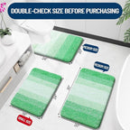 OLANLY Bathroom Runner Rugs Mat 70x24, Extra Soft Absorbent Microfiber Bath Rugs - Image 2